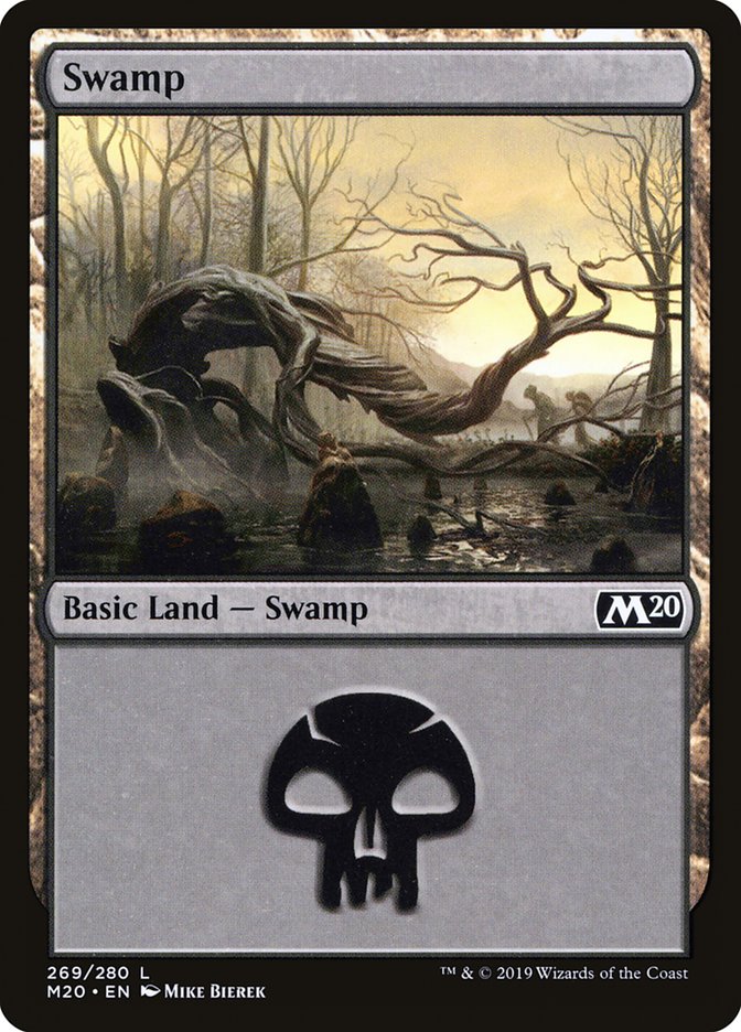 Swamp (#269) - (Foil): Core Set 2020