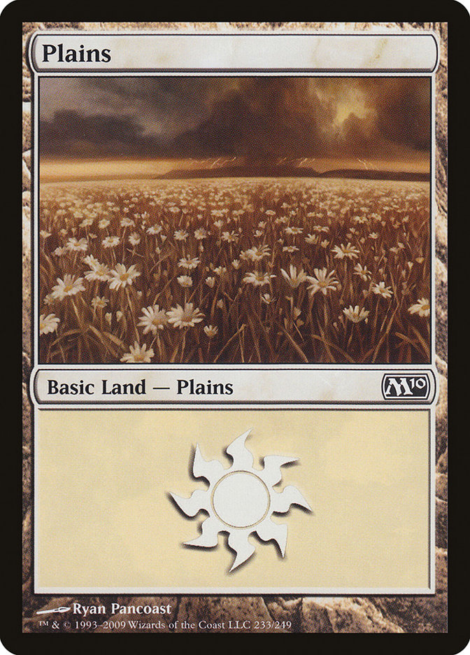 Plains (#233) - (Foil): Magic 2010