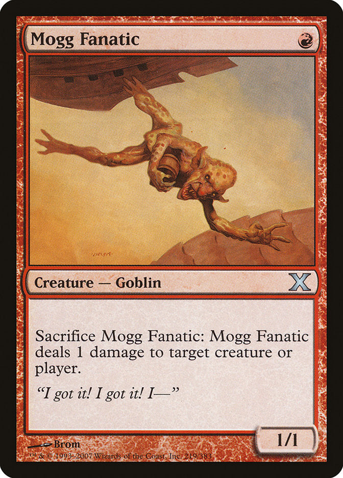 Mogg Fanatic - (Foil): Tenth Edition