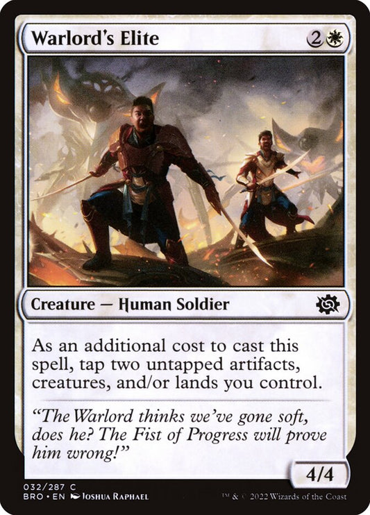 Warlord's Elite - (Foil): The Brothers' War