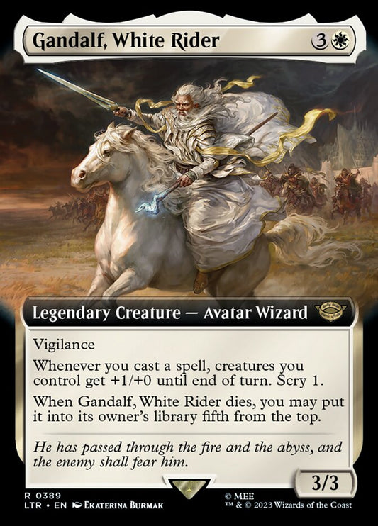 Gandalf, White Rider (Extended Art): The Lord of the Rings: Tales of Middle-earth