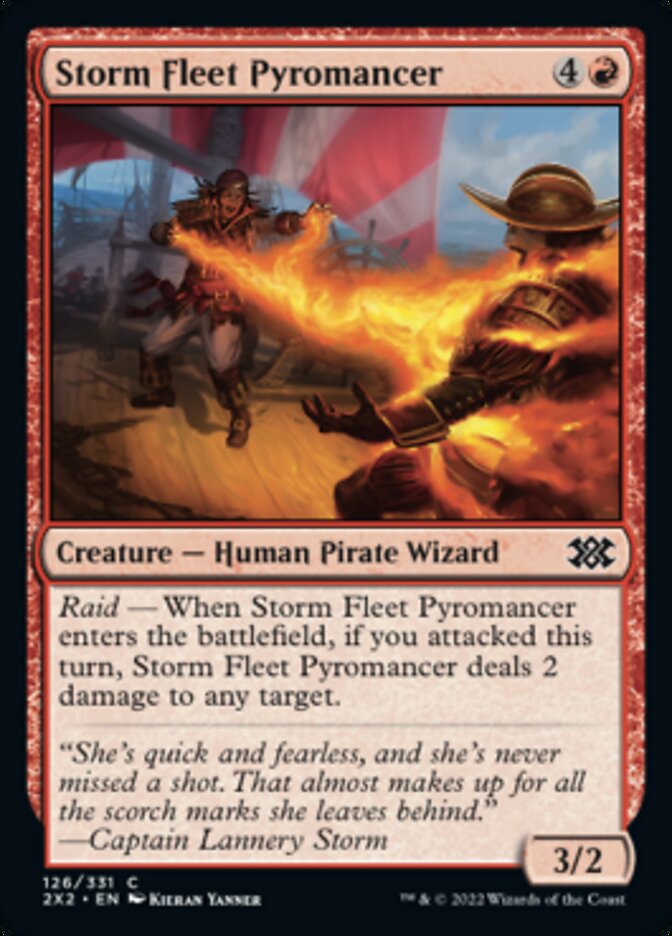 Storm Fleet Pyromancer - (Foil): Double Masters 2022