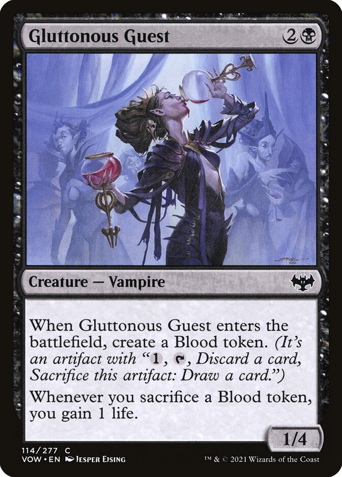 Gluttonous Guest - (Foil): Innistrad: Crimson Vow