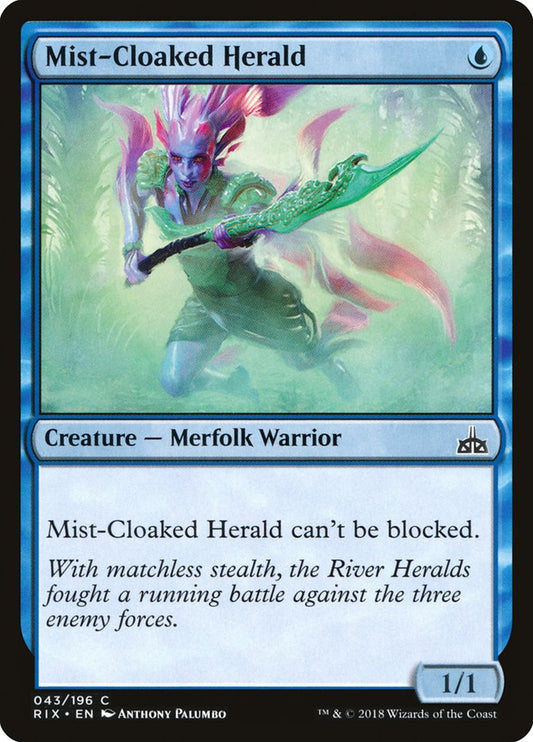 Mist-Cloaked Herald: Rivals of Ixalan