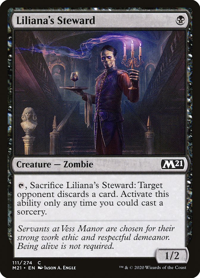 Liliana's Steward - (Foil): Core Set 2021