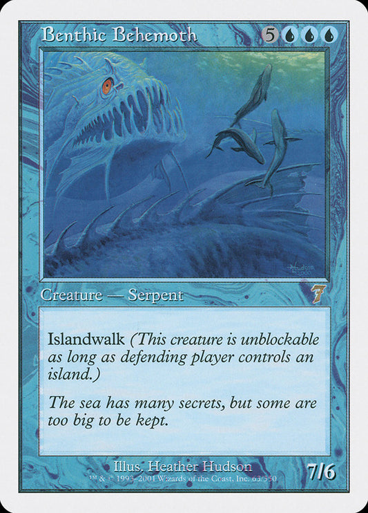 Benthic Behemoth - (Foil): Seventh Edition