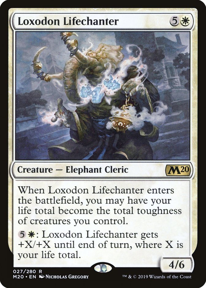 Loxodon Lifechanter: Core Set 2020