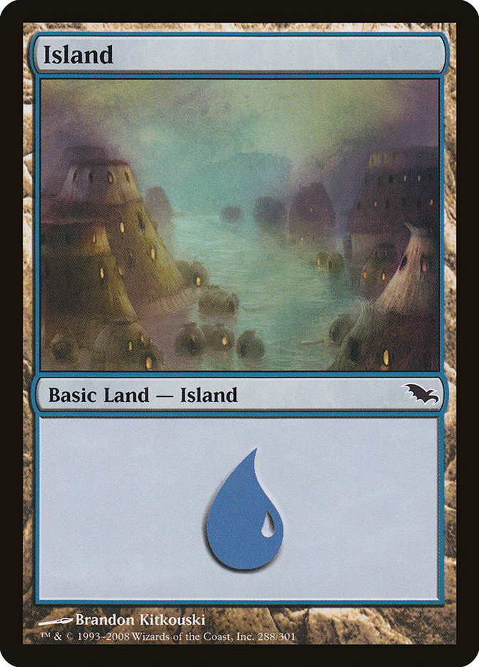 Island (#288) - (Foil): Shadowmoor