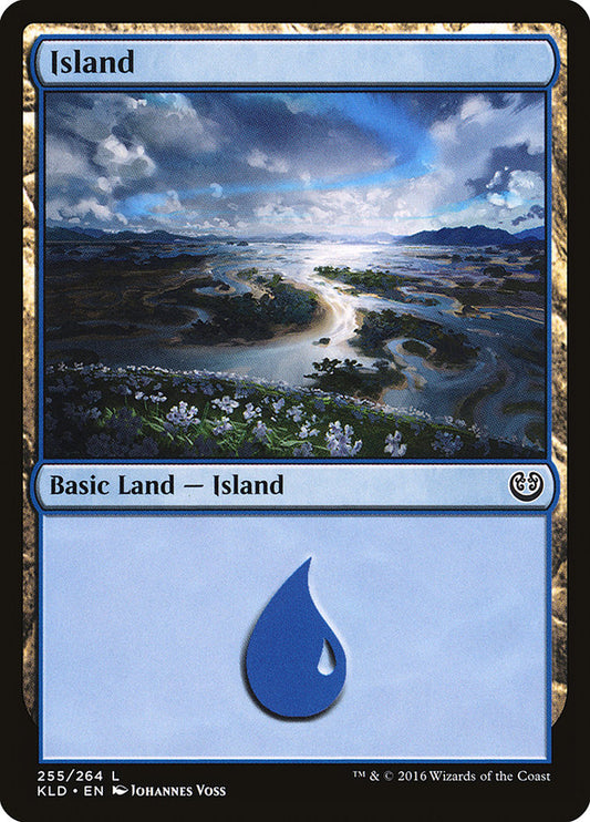 Island (#255) - (Foil): Kaladesh