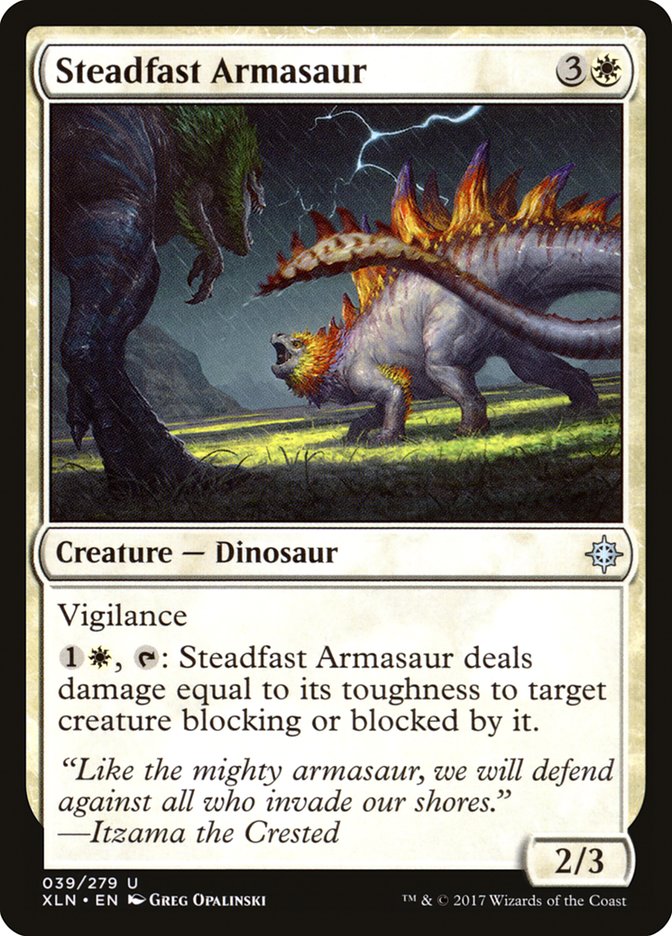 Steadfast Armasaur: Ixalan