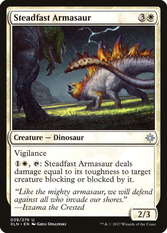 Steadfast Armasaur: Ixalan