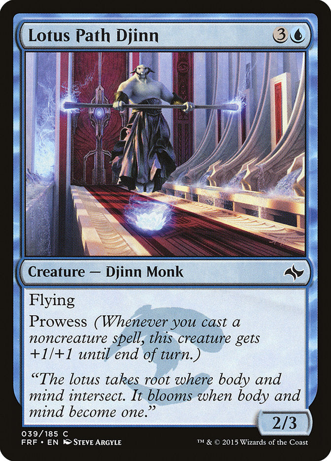 Lotus Path Djinn: Fate Reforged