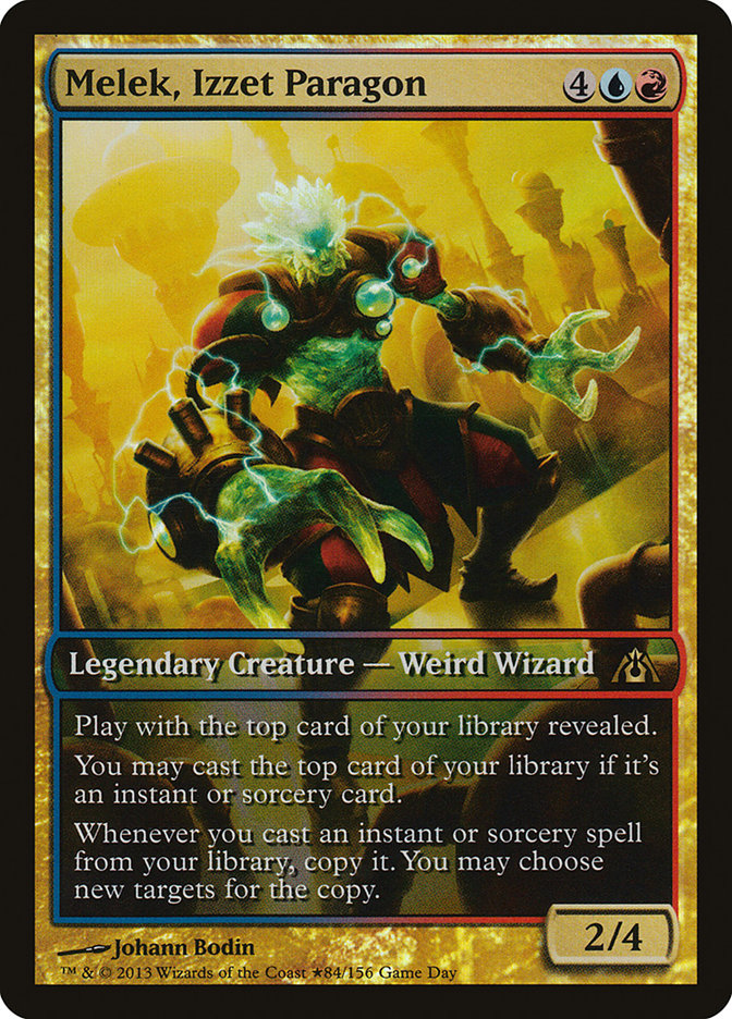 Melek, Izzet Paragon (Game Day) (Full Art) - (Foil): Dragon's Maze Promos