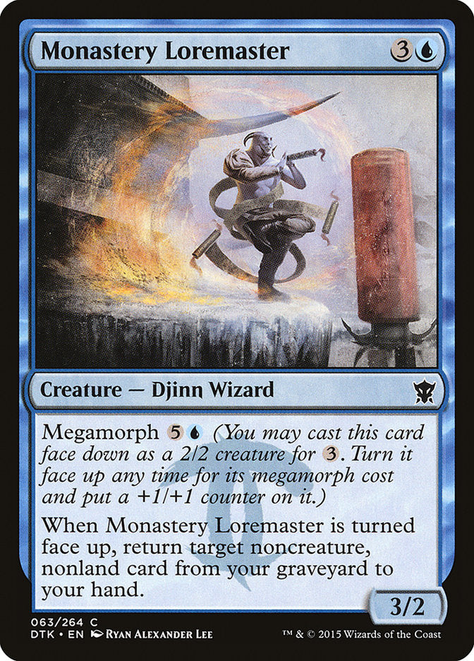 Monastery Loremaster - (Foil): Dragons of Tarkir