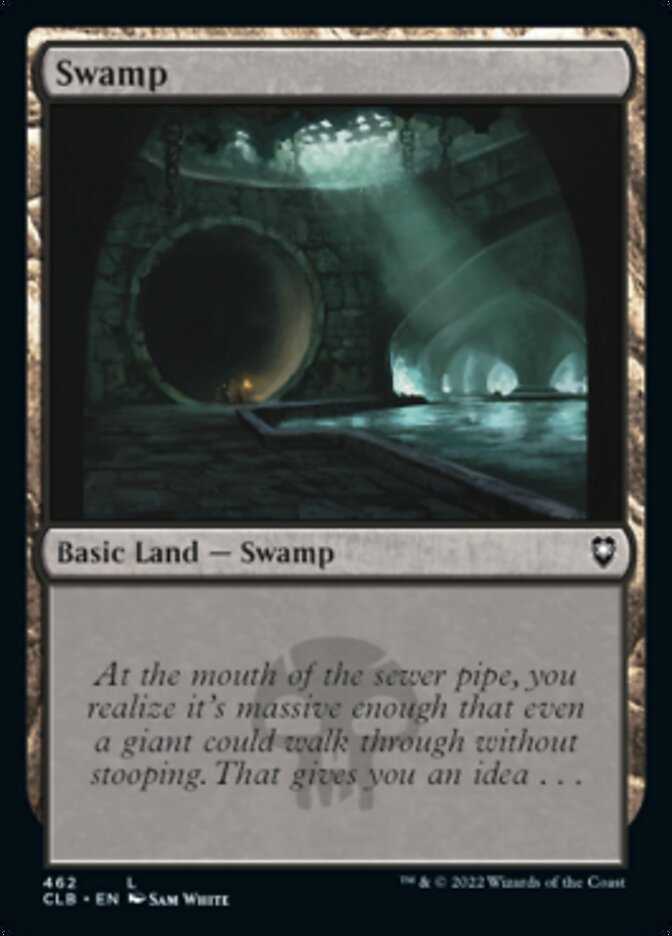 Swamp (#462) - (Foil): Commander Legends: Battle for Baldur's Gate