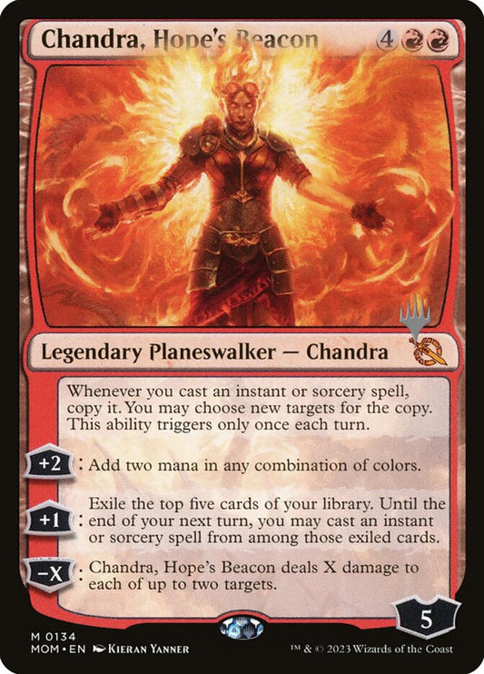 Chandra, Hope's Beacon (Promo Pack) (March of the Machine): March of the Machine Promos