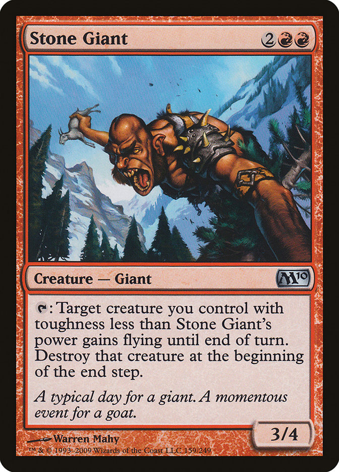 Stone Giant - (Foil): Magic 2010