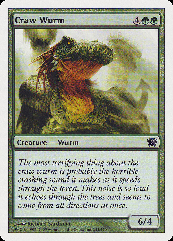 Craw Wurm: Ninth Edition