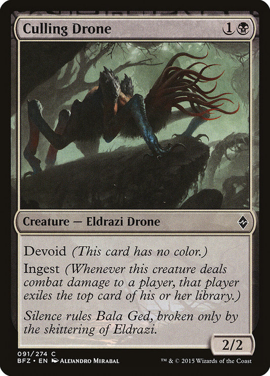 Culling Drone - (Foil): Battle for Zendikar