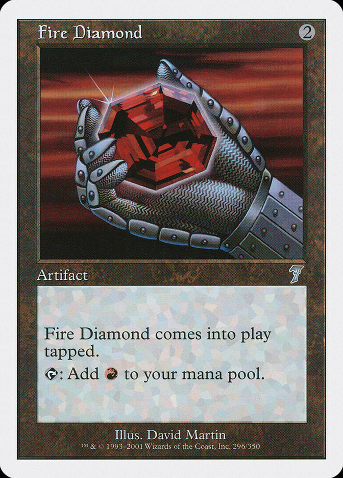 Fire Diamond - (Foil): Seventh Edition