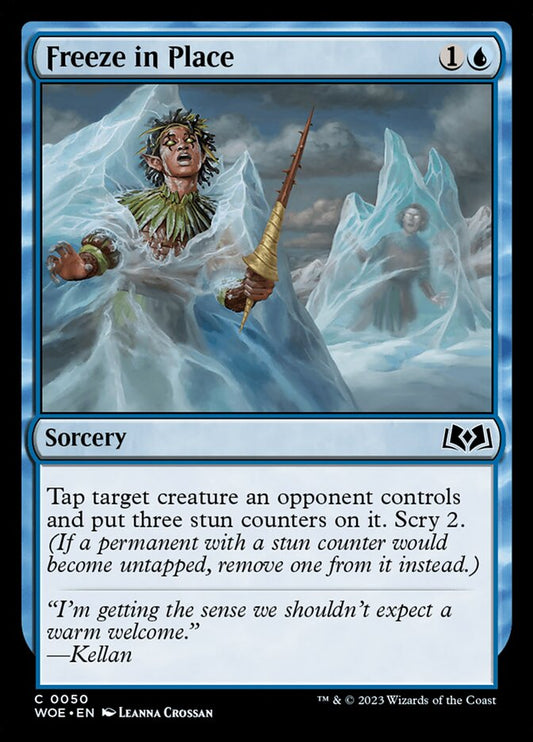 Freeze in Place - (Foil): Wilds of Eldraine