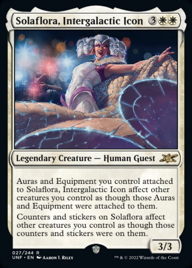 Solaflora, Intergalactic Icon - (Foil): Unfinity