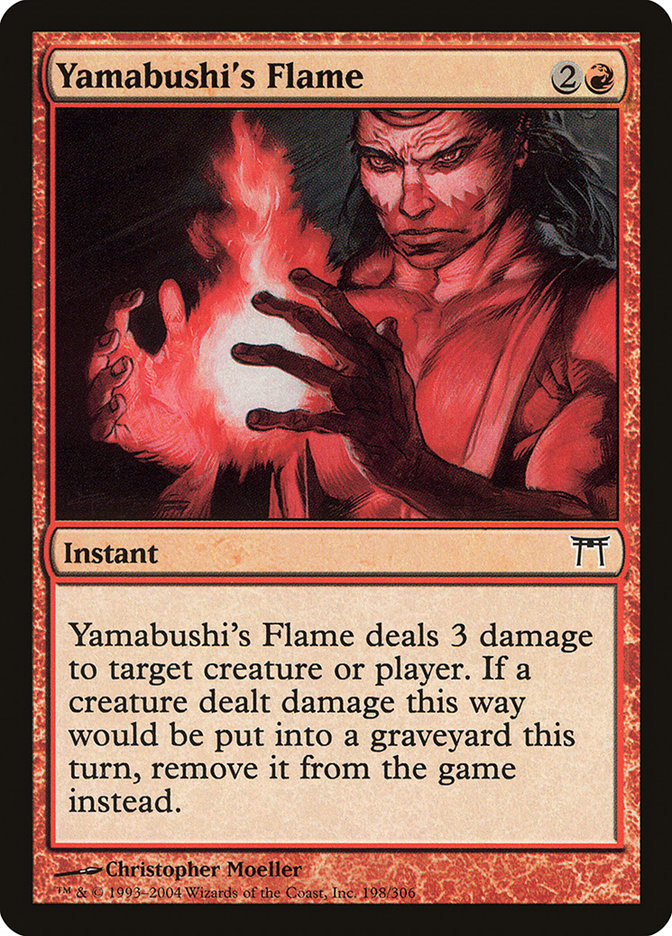 Yamabushi's Flame - (Foil): Champions of Kamigawa