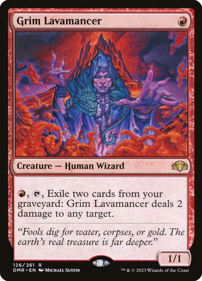 Grim Lavamancer: Dominaria Remastered