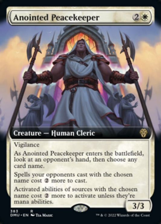 Anointed Peacekeeper (Extended Art): Dominaria United