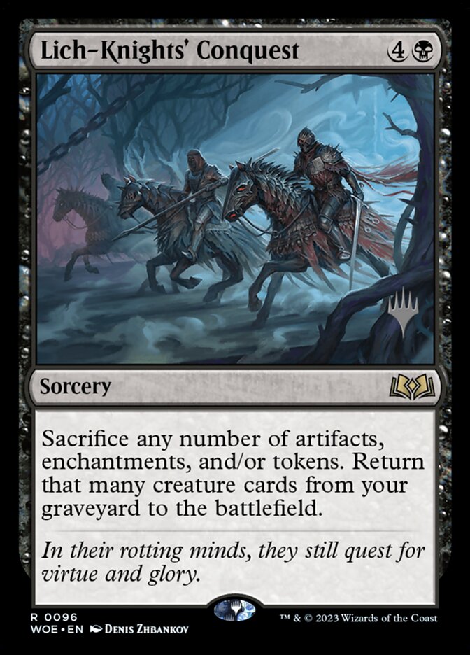 Lich-Knights' Conquest - (Foil): Wilds of Eldraine Promos