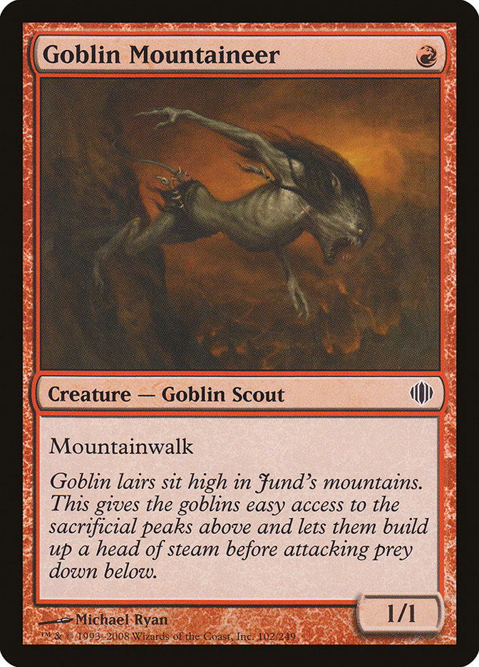 Goblin Mountaineer: Shards of Alara