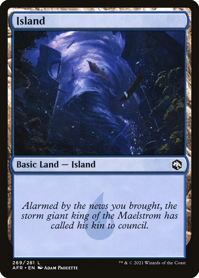 Island (#269) - (Foil): Adventures in the Forgotten Realms