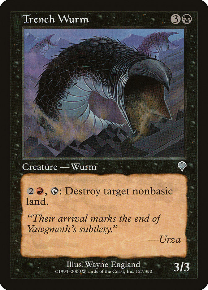 Trench Wurm - (Foil): Invasion