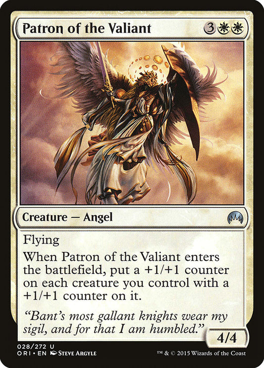 Patron of the Valiant - (Foil): Magic Origins