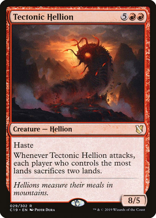 Tectonic Hellion: Commander 2019