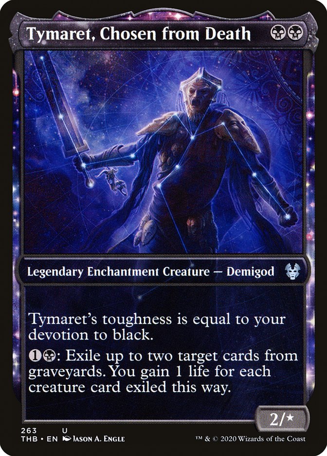 Tymaret, Chosen from Death (Showcase) - (Foil): Theros Beyond Death