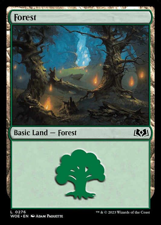 Forest (#276) - (Foil): Wilds of Eldraine