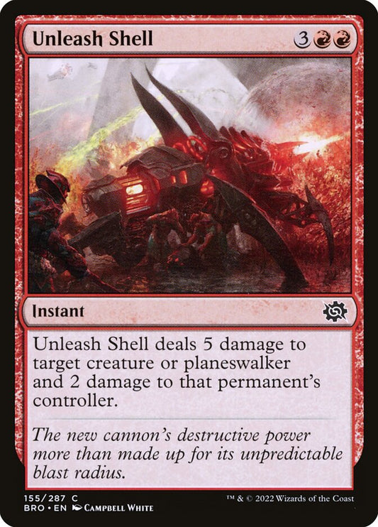 Unleash Shell - (Foil): The Brothers' War