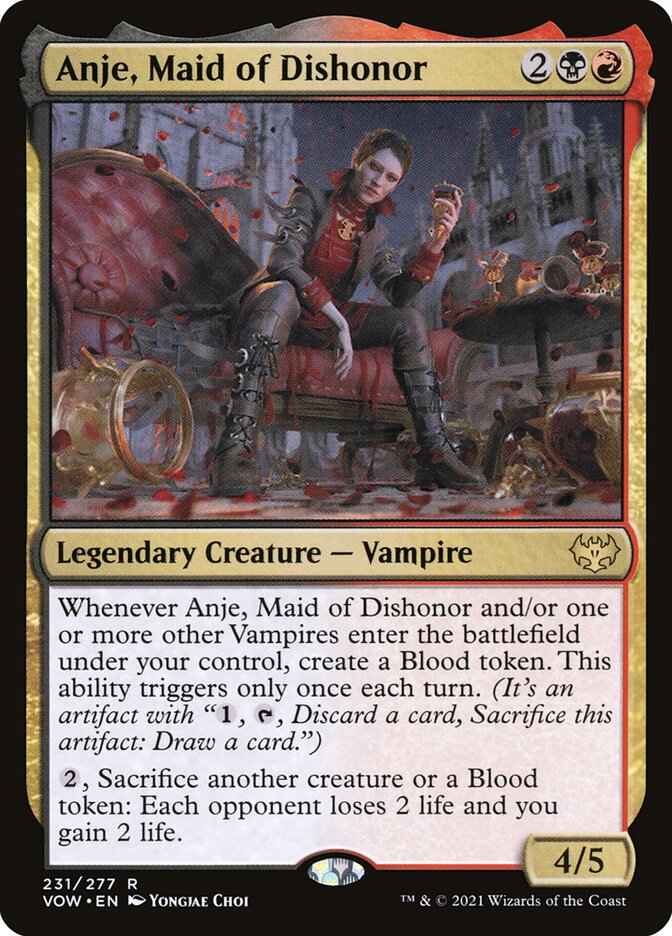 Anje, Maid of Dishonor: Innistrad: Crimson Vow