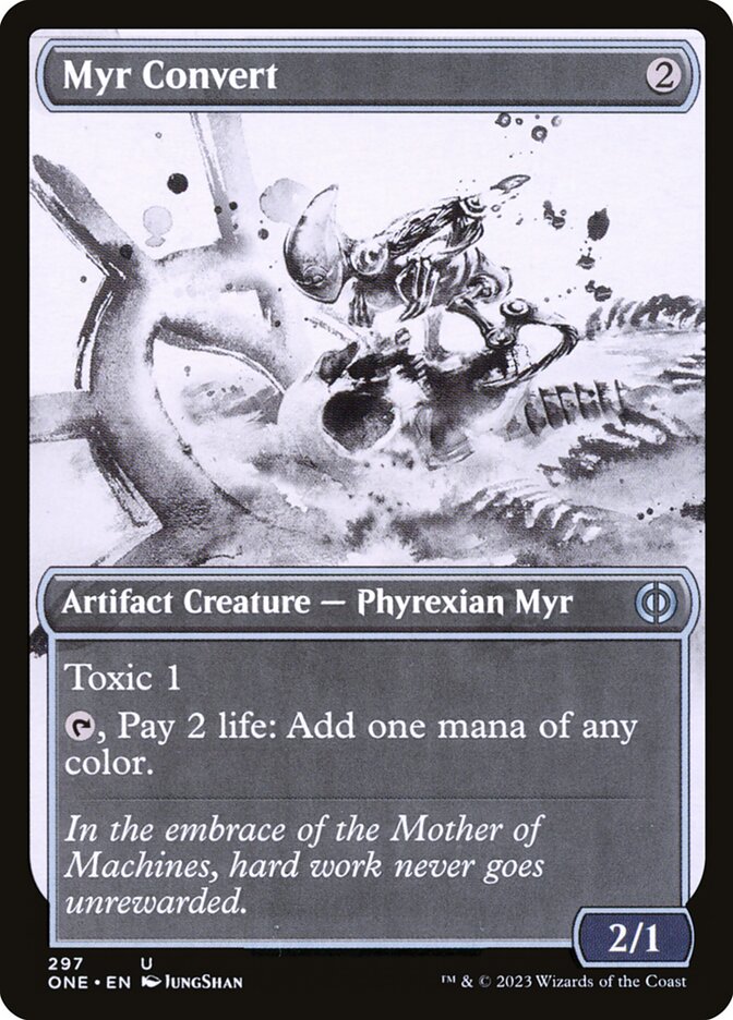 Myr Convert (Showcase) - (Foil): Phyrexia: All Will Be One