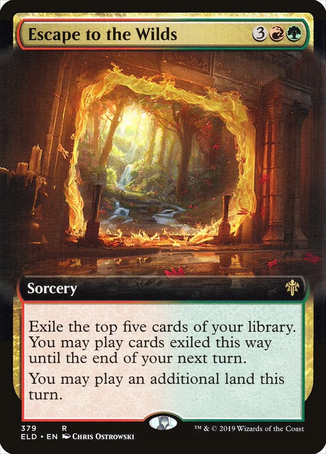 Escape to the Wilds (Extended Art) - (Foil): Throne of Eldraine