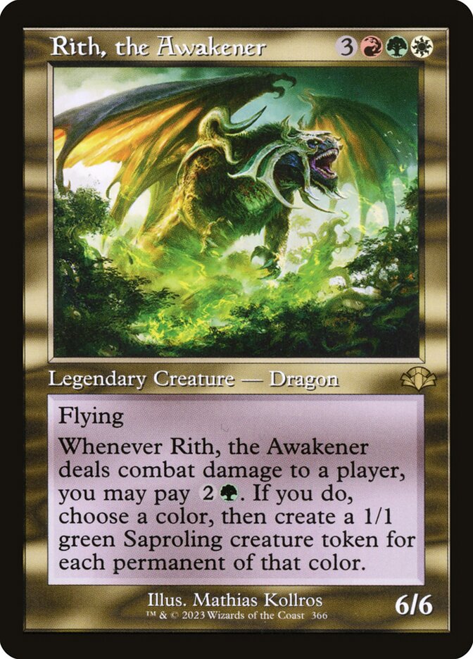 Rith, the Awakener (Retro Frame) - (Foil): Dominaria Remastered
