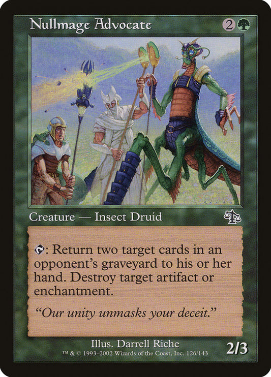 Nullmage Advocate - (Foil): Judgment