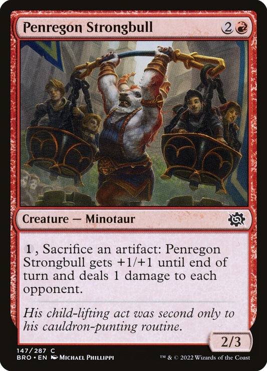 Penregon Strongbull - (Foil): The Brothers' War