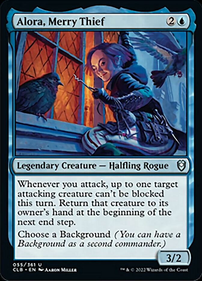 Alora, Merry Thief - (Foil): Commander Legends: Battle for Baldur's Gate