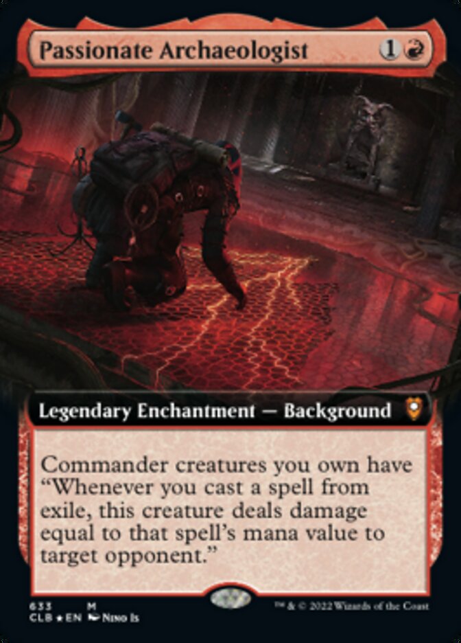 Passionate Archaeologist (Extended Art): Commander Legends: Battle for Baldur's Gate