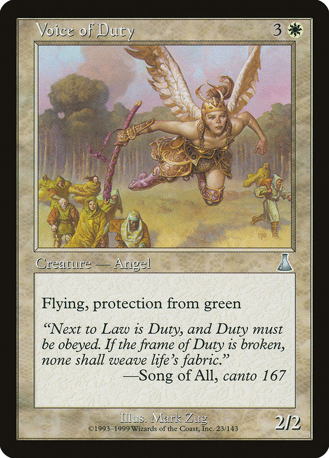 Voice of Duty: Urza's Destiny