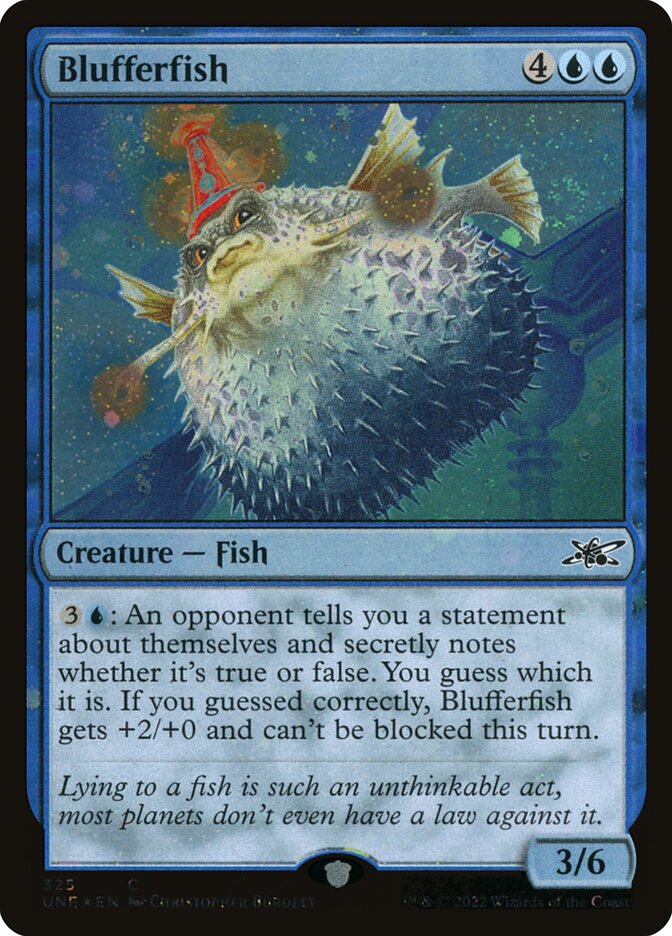 Blufferfish (Galaxy Foil) - (Foil): Unfinity