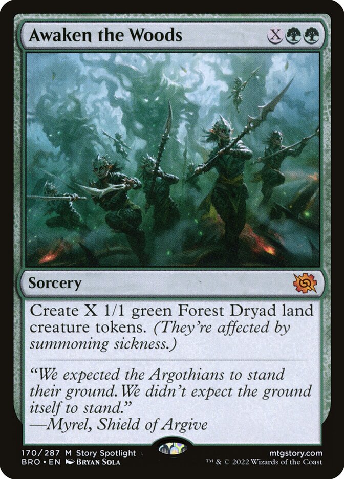 Awaken the Woods - (Foil): The Brothers' War