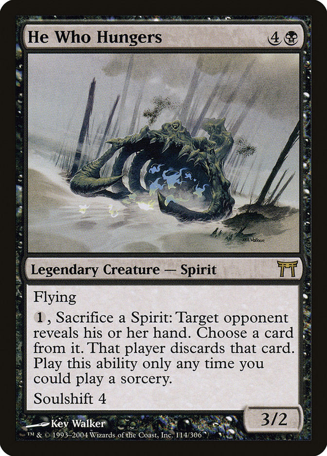 He Who Hungers - (Foil): Champions of Kamigawa
